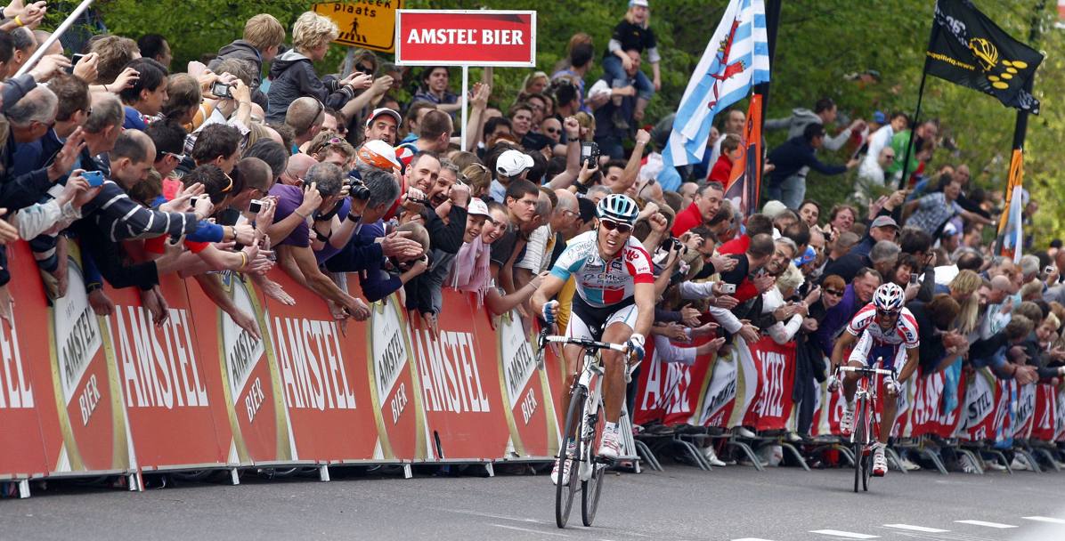 Poi il secondo trionfo consecutivo nell&#39;Amstel Gold Race. Bettini
